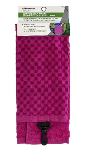 Vist Large View of Product Image Which is New JACQUARD WEAVE TOWEL Pink