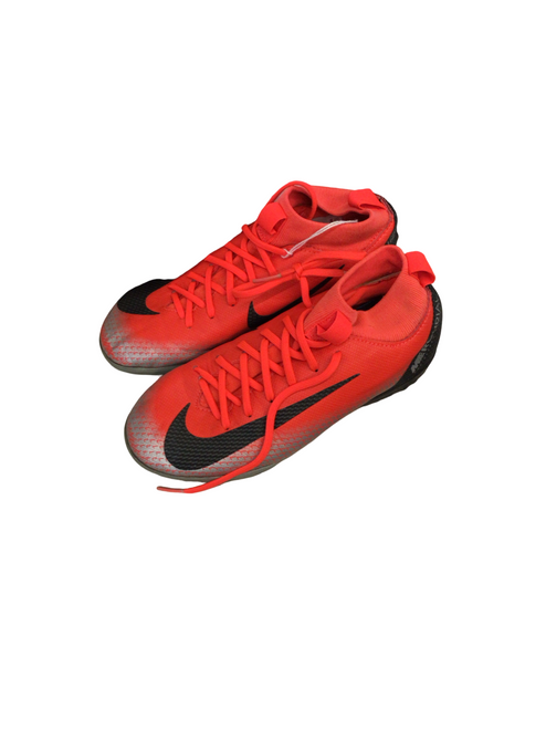 Vist Large View of Product Image Which is Used Nike Soccer Turf Shoes Orange Junior 02.5