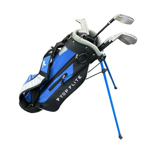 Vist Large View of Product Image Which is Used Top Flite 9-12 JR GOLF SET Jr Package Set RH Black 5 Piece (No Driver)
