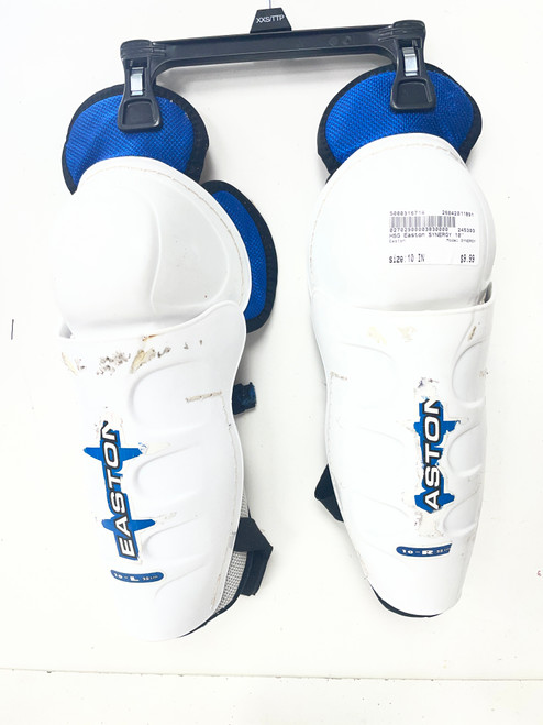 Vist Large View of Product Image Which is Used Easton SYNERGY Youth Shin Guards None 10"