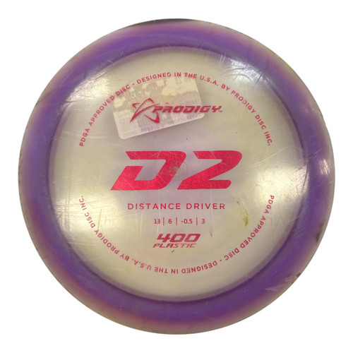 Vist Large View of Product Image Which is Used Prodigy 400 D2 Disc Golf Driver Purple 174g