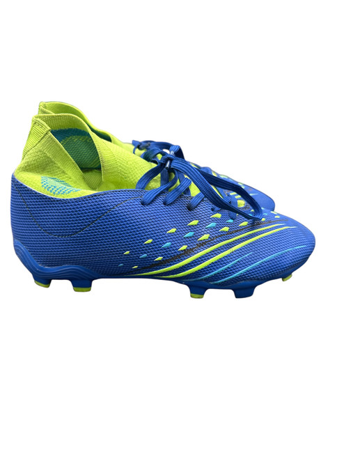 Vist Large View of Product Image Which is Used Soccer Cleats Royal Blue Junior 02