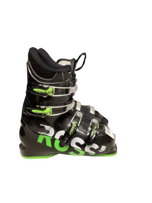Vist Large View of Product Image Which is Used Rossignol COMP J Boys DH Ski Boot Black 245 MP - M06.5 - W07.5