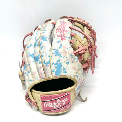 Vist Large View of Product Image Which is Used Rawlings HEART OF THE HIDE PROR204-2CSS BB/SB Glove RH Throw Tan 11 1/2"