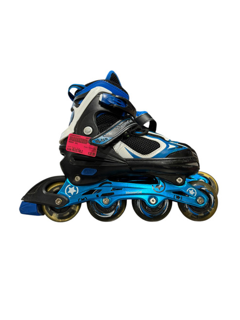 Vist Large View of Product Image Which is Used MAMMY GOL Senior Rec Fitness Skates Royal Blue Adjustable