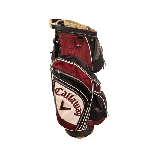 Vist Large View of Product Image Which is Used Callaway 14 CAVITY CART BAG Mens Cart Bag Black