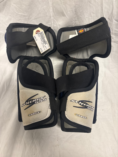 Vist Large View of Product Image Which is Used Easton SYNERGY 555 Senior Elbow Pads LG