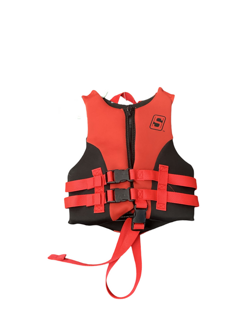 Vist Large View of Product Image Which is Used SEACHOICE Youth Personal Flotation Device Child 30-50