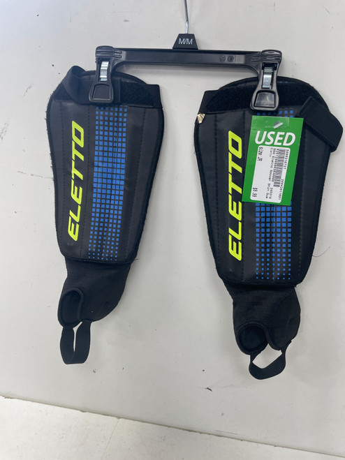 Vist Large View of Product Image Which is Used Eletto Soccer Shin Guards Junior None Junior