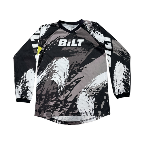 Vist Large View of Product Image Which is Used Bilt Youth Motocross Top Black Large