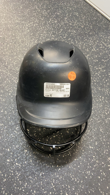 Vist Large View of Product Image Which is Used Easton BATTING HELMET Batting Helmet w/Mask Black MD