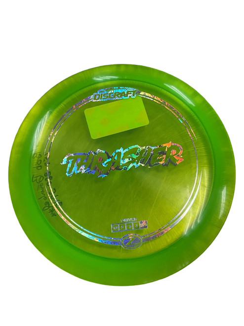 Vist Large View of Product Image Which is Used Discraft THRASHER Z Disc Golf Driver Green 165g