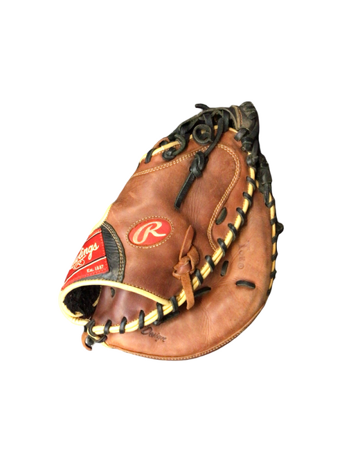 Vist Large View of Product Image Which is Used Rawlings SANDLOT BB/SB Catchers RH Throw Brown 33"