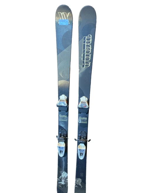 Vist Large View of Product Image Which is Used Volkl GOTAMA Boys DH Ski/Binding Black 158 cm