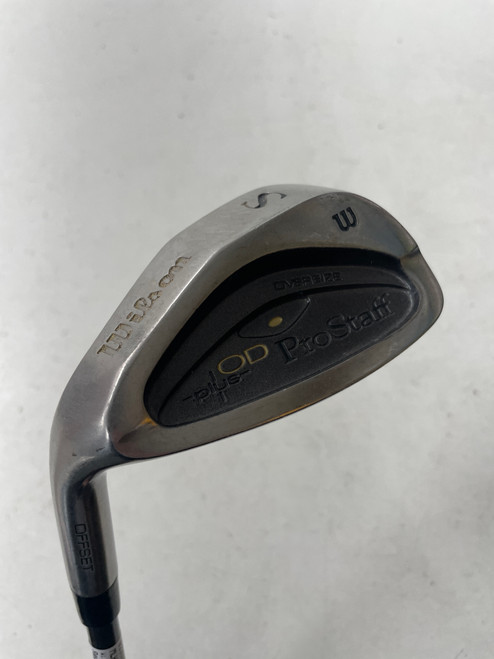 Vist Large View of Product Image Which is Used Wilson PRO STAFF OD PLUS Golf Wedge Mens LH Sand Wedge