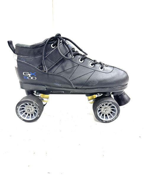 Vist Large View of Product Image Which is Used GTX Senior Roller Quad Skates Black Senior 9