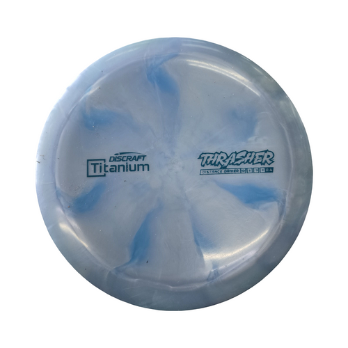 Vist Large View of Product Image Which is Used Discraft THRASHER TITANIUM Disc Golf Driver Carolina Blue