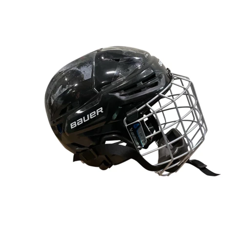 Vist Large View of Product Image Which is Used Bauer REAKT 55 CAGE COMBO Helmet Cage Combo Black SM