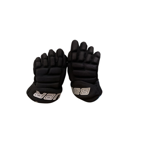 Vist Large View of Product Image Which is Used Bauer PRODIGY YTH 9 INCH Youth Gloves Black 9"
