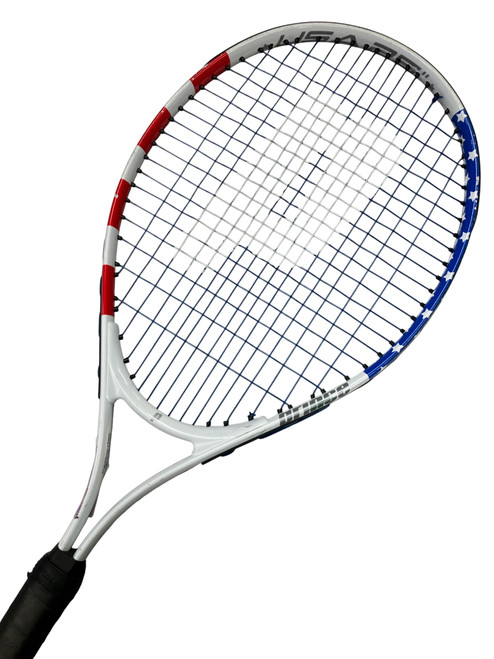 Vist Large View of Product Image Which is Used Prince USA 25 Junior Tennis Racquet White 25"