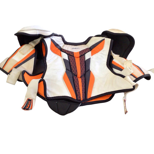 Vist Large View of Product Image Which is Used Bauer ONE 60 Senior Shoulder Pads MD
