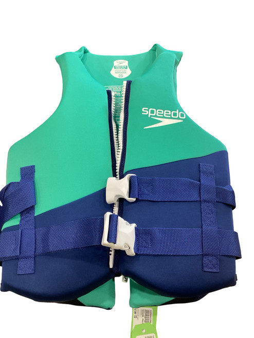 Vist Large View of Product Image Which is Used Speedo Adult PFD Green XS
