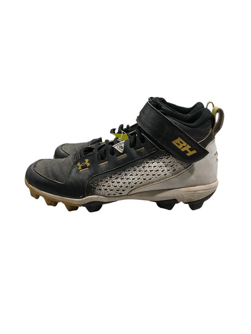 Vist Large View of Product Image Which is Used Under Armour BB/SB Cleats Black Senior 10