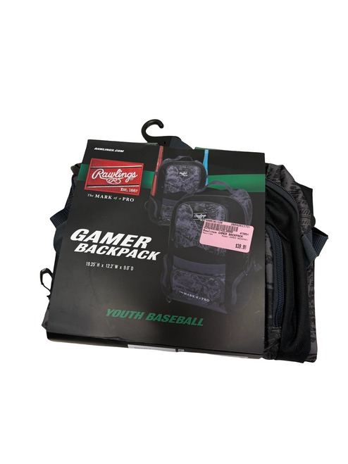 Vist Large View of Product Image Which is New Rawlings GAMER Youth Baseball Backpack