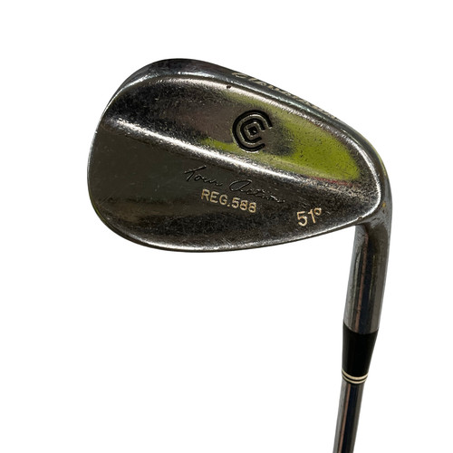 Vist Large View of Product Image Which is Used Cleveland TOUR ACTION 588 Golf Wedge Mens RH 51 Degree