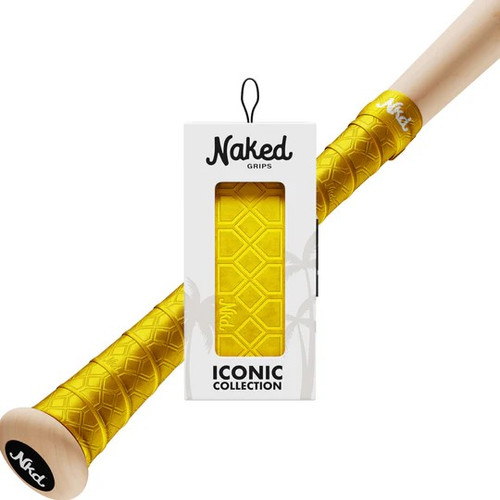 Vist Large View of Product Image Which is Naked Grips, bat grip, Gold
