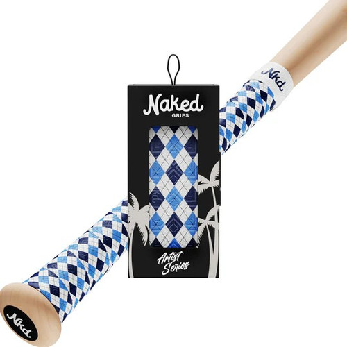 Vist Large View of Product Image Which is Naked Grips, bat grip, ball Out