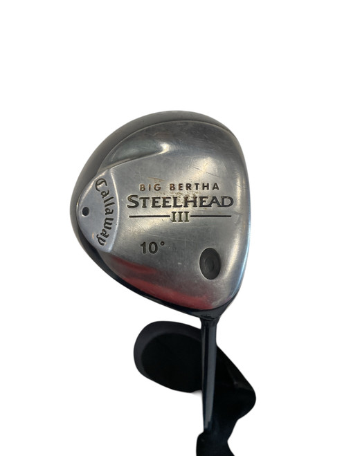 Vist Large View of Product Image Which is Used Callaway BIG BERTHA STEELHEAD III MRH DRIVER Mens Driver RH 10.0 Degree