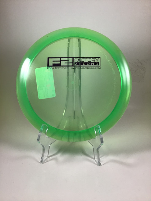 Vist Large View of Product Image Which is Used Innova CHAMPION THUNDERBIRD Disc Golf Driver Neon Green 169g