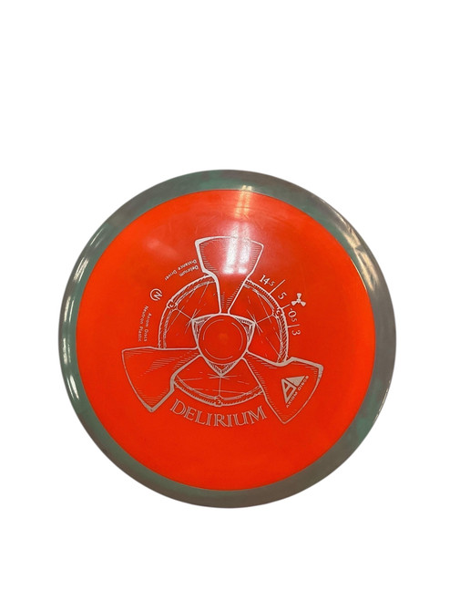 Vist Large View of Product Image Which is Used Axiom DELIRIUM Disc Golf Driver Orange