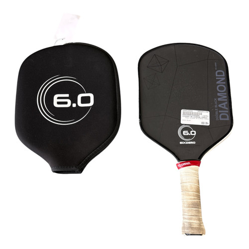 Vist Large View of Product Image Which is Used SIXZERO DB DIAMOND PADDLE Pickleball Racquet Black