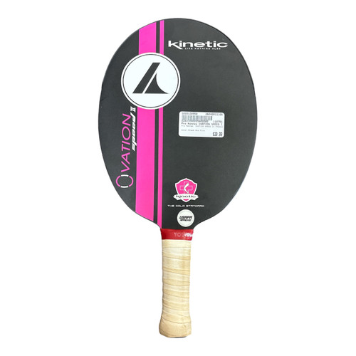Vist Large View of Product Image Which is Used Pro Kennex OVATION SPEED II PADDLE Pickleball Racquet Black And Pink