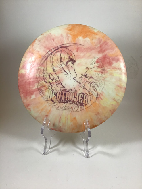 Vist Large View of Product Image Which is Used Innova STAR DESTROYER Disc Golf Driver Pink 174g