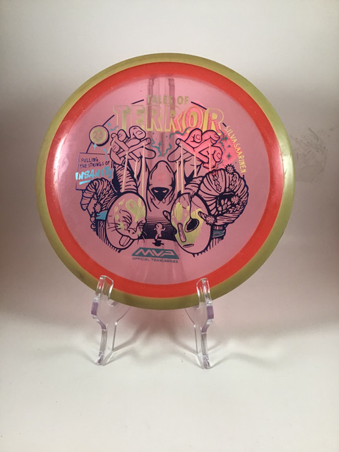 Vist Large View of Product Image Which is Used Axiom PARTICLE PROTON INSANITY Disc Golf Driver Pink 176g