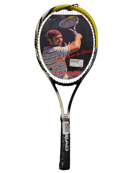 Vist Large View of Product Image Which is Used Head RADICAL JUNIOR Adult Tennis Racquet Yellow 4"