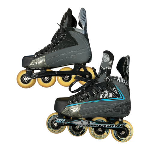 Vist Large View of Product Image Which is Used Mission AXIOM Senior Aggressive Skates Black Senior 6