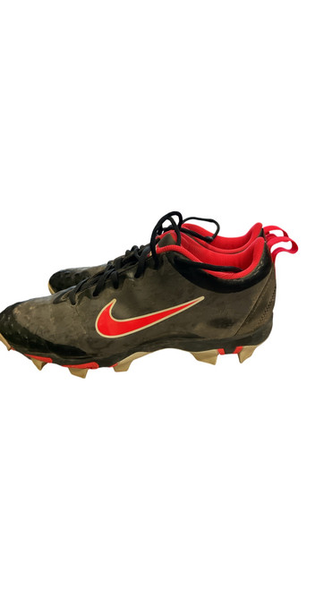 Vist Large View of Product Image Which is Used Nike ALPHA FASTFLEX BB/SB Cleats Red Senior 11