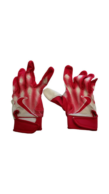 Vist Large View of Product Image Which is Used Nike BB/SB Batting Gloves Red XS