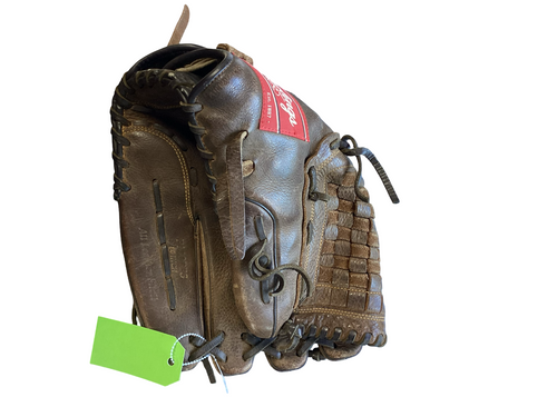 Vist Large View of Product Image Which is Used Rawlings PLAYER PREFERED BB/SB Glove RH Throw Brown 14"