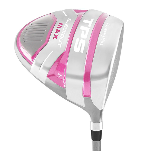 Vist Large View of Product Image Which is New Powerbilt TPS Blackout Max Golf Driver- Women's Standard Right Hand