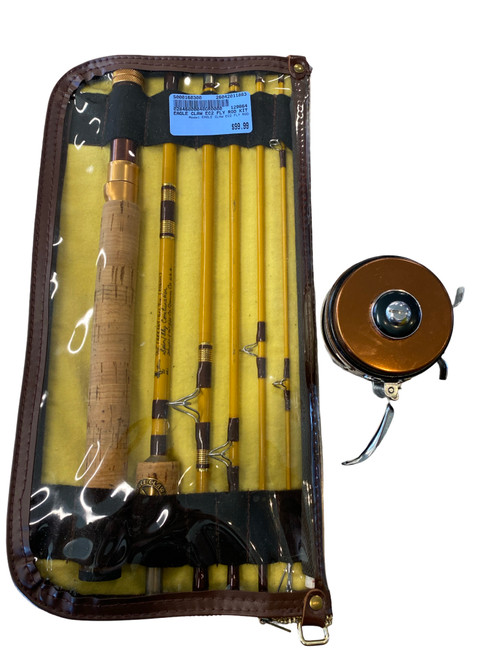 Vist Large View of Product Image Which is Used EAGLE CLAW EC2 FLY ROD Rod and Reel Combo