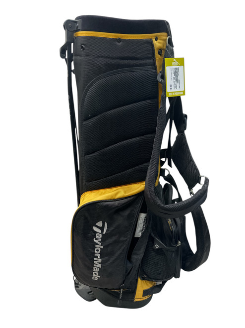 Vist Large View of Product Image Which is Used Taylormade GOLF STAND BAG Mens Stand Bag Black And Gold