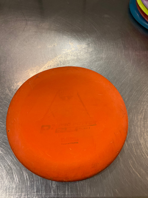 Vist Large View of Product Image Which is Used Discmania P2 Disc Golf Putter Orange