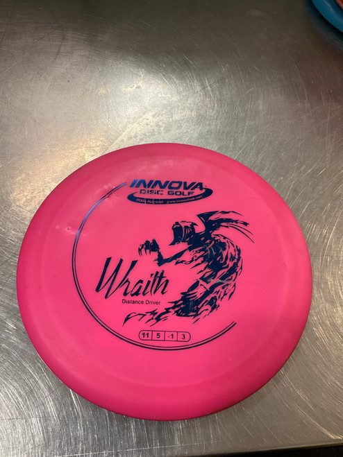 Vist Large View of Product Image Which is Used Innova WRAITH Disc Golf Driver Pink