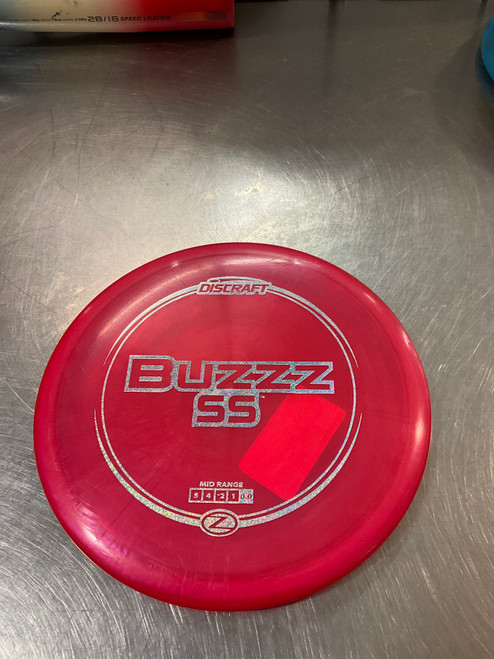 Vist Large View of Product Image Which is Used Discraft BUZZZ SS Disc Golf Driver Red