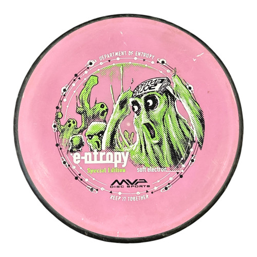 Vist Large View of Product Image Which is Used MVP SOFT ELECTRON ENTROPY Disc Golf Putter Purple 166g